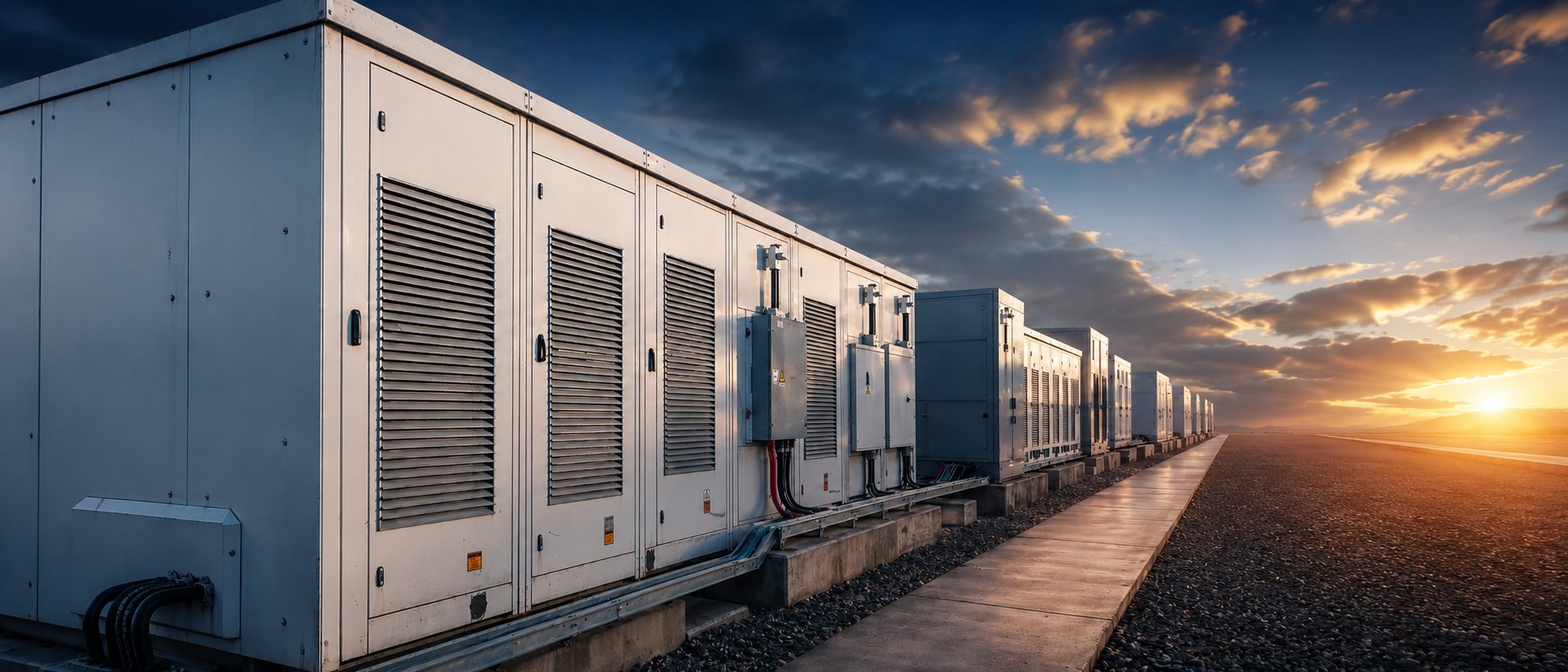 Grid-scale battery storage enclosures